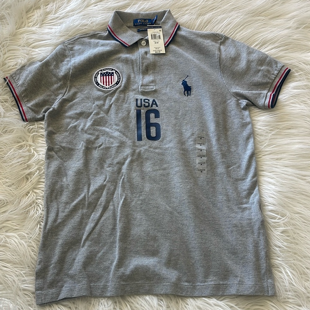 Polo Ralph Lauren Grey Polo USA